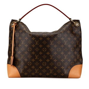 Louis Vuitton Berri MM Handbag Monogram Brown